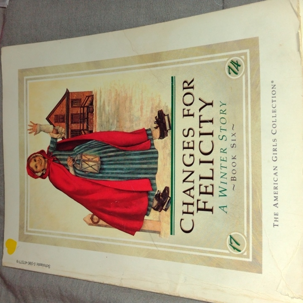 American Girl Collection Book Changes for Felicity a winter story book 6
